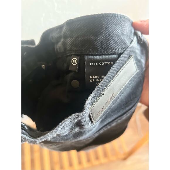 GRLFRND Karolina Denim Shorts in Blackhearts - Picture 8 of 9